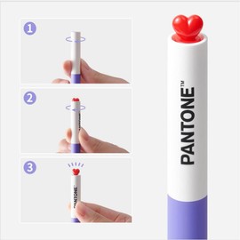 Kaco x Pantone Ballpoint Pen 0.5mm Gel Ink 2001 Fuchsia Rose