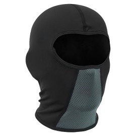 Balaclava Cooling Balaclava Summer Silk Balaclava Face Mask Face Mask UV Protection UPF 50+ for Motorcycle, Cycling, Fishing, Unisex Helmet Lining, Breathable, Moisture Wicking, black