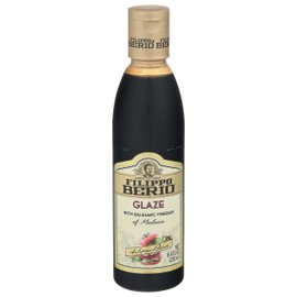 Filippo Berio Glaze with Balsamic Vinegar of Modena, 8.4 Ounce Plastic Bottle, Gluten Free, Lactose Free, Non-GMO