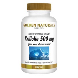 Golden Naturals Krill Oil 500 mg (60 Softgel Capsules)