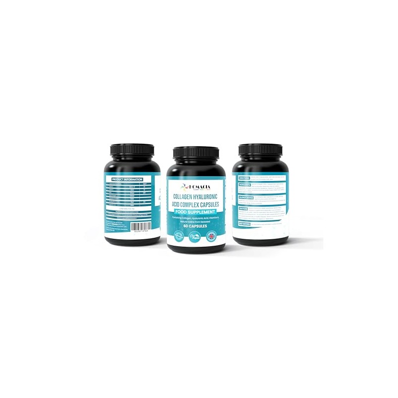 Collagen Capsules | Marine Collagen with Hyaluronic Acid | 60