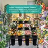 PROLEE Flower Stand with 12 Buckets, Flower Display Stand with