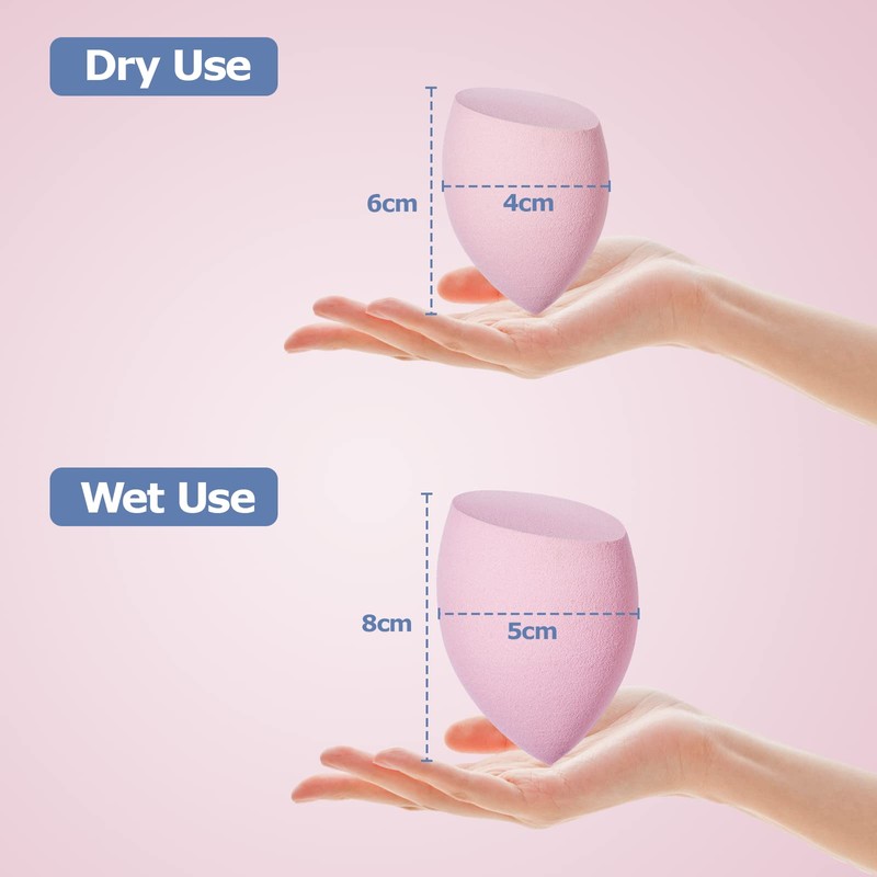 Makeup Sponge, 8 Piece Beauty Blender Make Up Sponge for