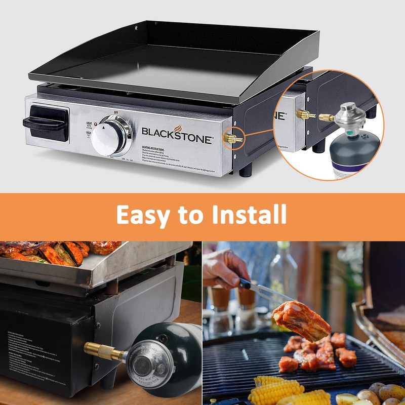 AJinTeby Gas Grill Regulator Fit for Blackstone 17 Inch and