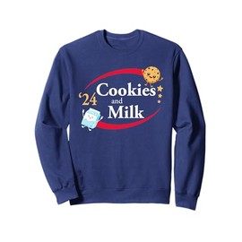 Novelty 2024 Election Campaign | '24 Vote Cookies And Milk Sweatshirt