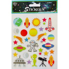 Nicole Space Planets Stars  Foil Stickers Planner DIY Crafts Teacher Supply Galaxy
