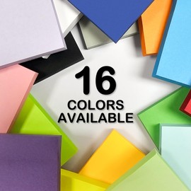 Super Sticky Notes,6 Pads Self-Stick Note Pads 3 x 3 in,600 Sheets Total Sticky Notepad Bulk Post,Office Supplies,School Supplies,Christmas Decor (Light Gray, 6 Pads Sticky Notes 3x3)