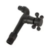 G1/2in Wall‑in Antique Brass Faucet Washing Machine Single Cold Water