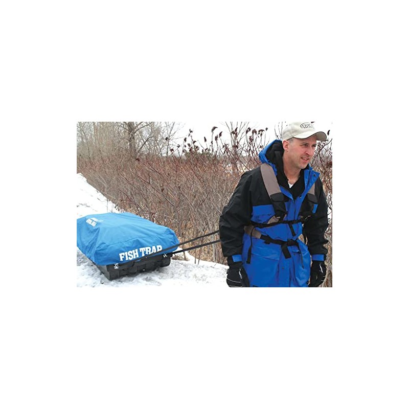 Clam 8427 Sled Pulling Harness, Black