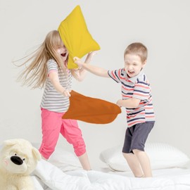 SJATMMA Throw Pillow Covers 18x18 Inch for Couch Pack of 2 Cream White and Velvet Decorative Pillowcase for Sofa and Bed That is Square and Soft Cushion Covers