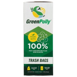 GreenPolly Tall Kitchen Trash Bags 13 Gallon, 20 CT