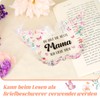 WenmthG® Muttertagsgeschenk für Mama, Acryl Schmetterling Tischschmuck/Briefbeschwerer und Text Du