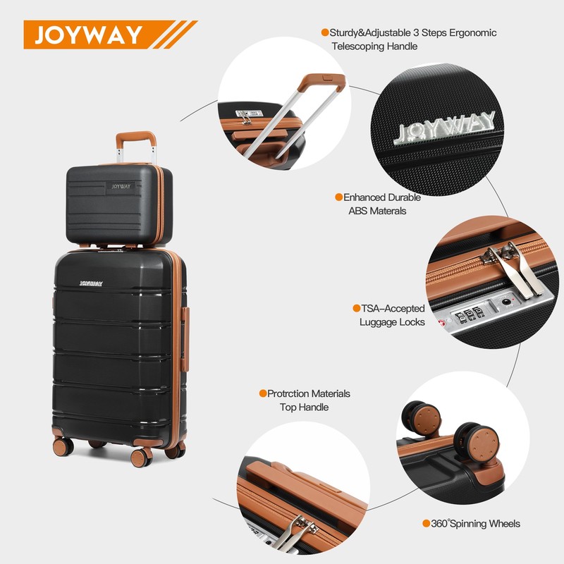 Joyway 20 Inch Carry On Luggage with TSA Lock, Durable