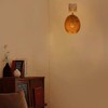 Woven Rattan Lamp shade replacement lamp shade Rustic Pendant Light