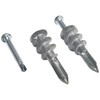 Santie#8 Zinc Self-Drilling Drywall Anchor Kit with Screws-100 Pack(100 Anchors+100