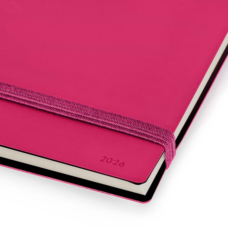 Legami - Weekly Album Diary Small, 13 Months, Raspberry, January