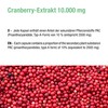 Cranberry Extract Pac (10,000 mg 10% Proant Hocya Nididen – 90 Vegan Capsules