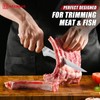 KEEMAKE BBQ Carving Knife Set, Brisket Knife and Boning Knife
