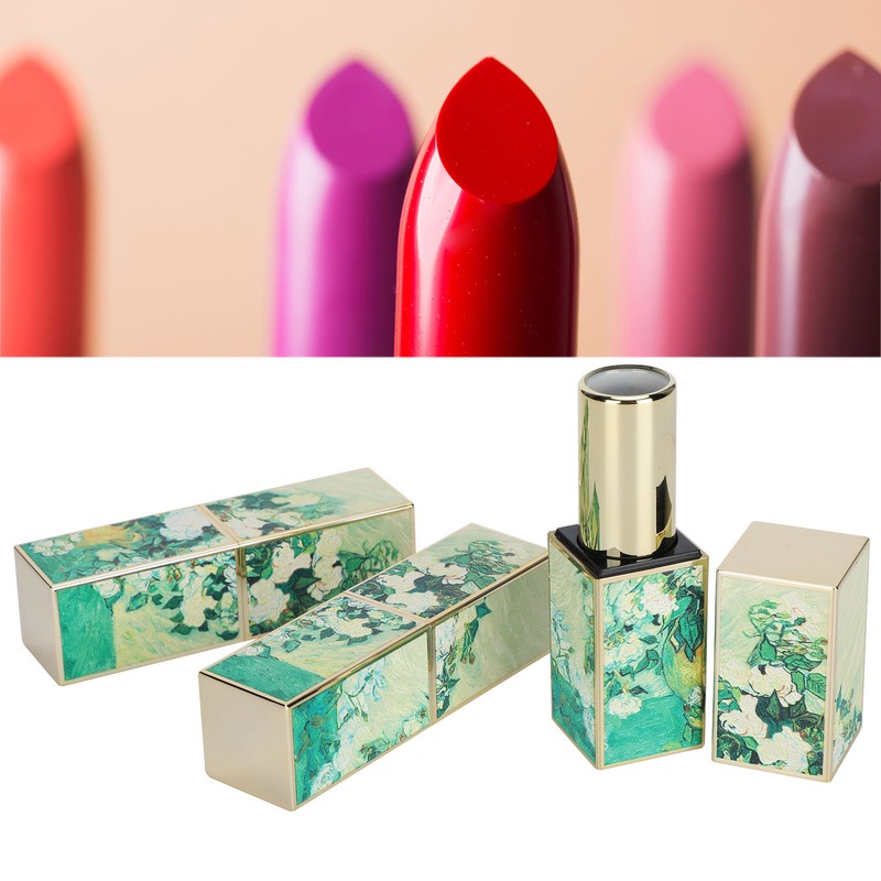 3pcs DIY Magnetic Snap Empty Lipstick Tube Refillable Lip Balm