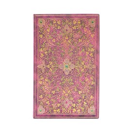 Paperblanks Flexi 2025 12-Month Softcover Calendar, Diamond Jubilee, Maxi, Day Overview, Elastic Band Closure