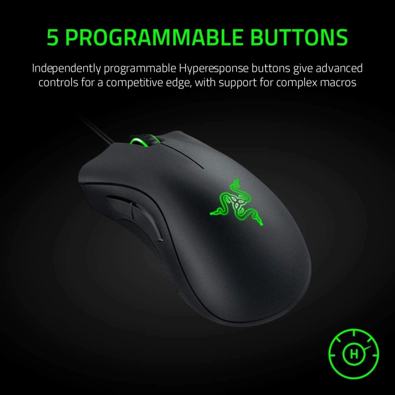 Razer DeathAdder Essential Gaming Mouse Rubber Side Grips - Classic