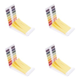 4 Pack Litmus pH Test Strips pH Test Paper| (pH 1-14), 1 Pack of 80 Strips, for Saliva Urine Water Soil Testing Pet Food and Diet pH Monitoring
