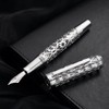 HONG DIAN D1 Piston Fountain Pen Extra Fine Nib, Hollow