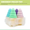 melii Ice Cream Shaped Ice Pops, 4-Pack of Popsicle Molds