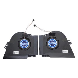 LANDALANYA Replacement New CPU and GPU Cooling Fan for ASUS ROG Zephyrus GX701 GX701G GX701LX Series FMD5 DFSCK2211518E 13NR03Q0T01111 FMAH DFSCK22105182G 13NR03Q0T02012 DC12V 1A Fan