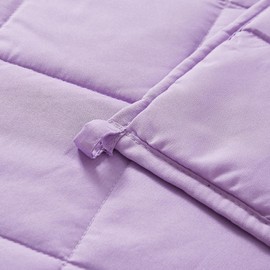 MOTRIP Adults Weighted Blanket Queen Size 20 lbs, Cooling Blanket for Hot Sleepers, Machine Washable Soft Bed Blanket with Premium Glass Beads, 60''x80'' 20 Pounds Purple