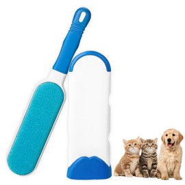 Pet Hair Remover, Clothes Brush for Pet Hair With Self-Cleaning Base, Reusable Fur Magic Pet Hair Remover, Double-Sided Fur Remover for Pet Hair for Dog and Cat