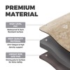 KOKHUB Boho Kitchen Mat, 1/2 Inch Thick Cushioned Kitchen Rugs,