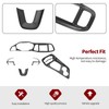 Jimen Fit for Dodge Challenger 2015-2023, 9PCS Carbon Fiber Interior