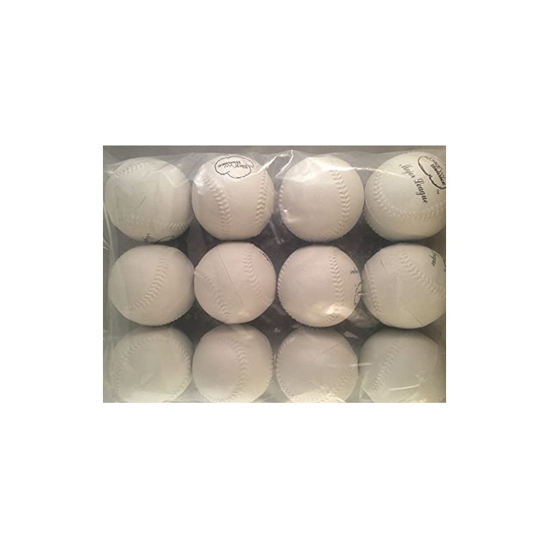 Sky Bounce Sponge Baseball (White, 12-Pack)