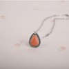 Colloca Orange Spiny Oyster Pendant Necklace for Women, Turquoise Orange