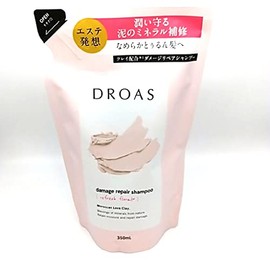 DROAS Damage Repair Shampoo, Refill Pouch, 11.8 fl oz (350 ml), Refreshing Floral Scent, Damage Care, Mud, Moisturizing, Complete Formula, Hair Color, Smooth Texture, Color Retention