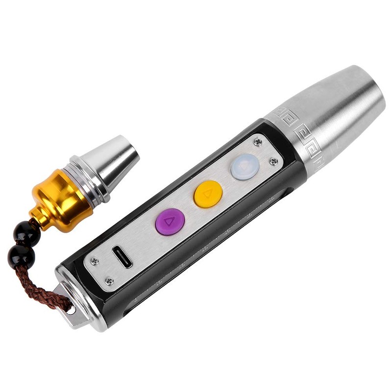 SOCOCO Jewelry Flashlight, Large Capacity, USB Charging, Gemological LED Light,