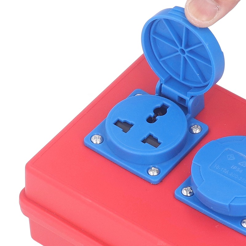 Portable Socket Box 3 Position 3 Hole Outlet IP54 Mobile