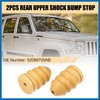 A ABSOPRO 2PCS Polyurethane Rear Front Suspension Bump Stop/Axle Jounce