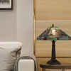 Chloe Lighting Innes Mission Tiffany-Style Blackish Bronze 1 Light Table