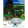 West Ivory 50ft Green 8-Mode LED Rope Light, Outdoor Waterproof