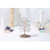XIANNVXI Healing Crystal Aquamarine Tree,Aquamarine Crystal Gifts for Women Men,Tumbled