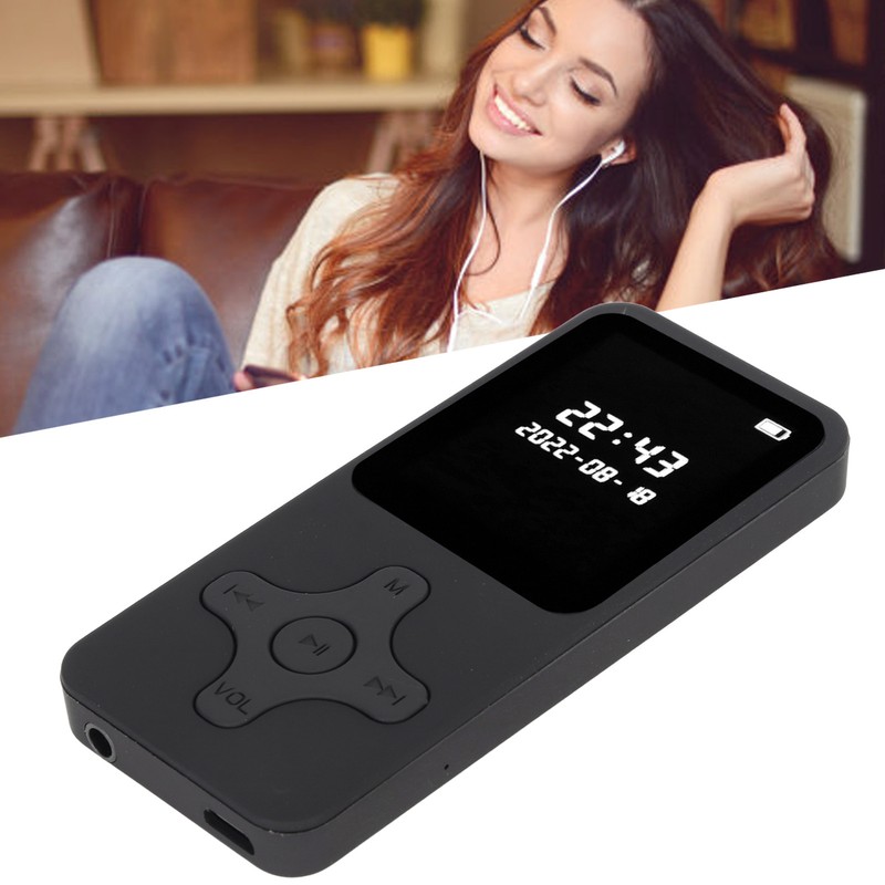 MP3 MP4 Player Bluetooth 5.0 Ultra Thin Digital LCD 1.77