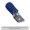 Male Blue Blade Terminals & Connectors 6.3MM Pack of 100
