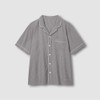JAJU [JAJU] Men's Cotton Rayon Seersucker 7/8 Pajama Set_Light Gray