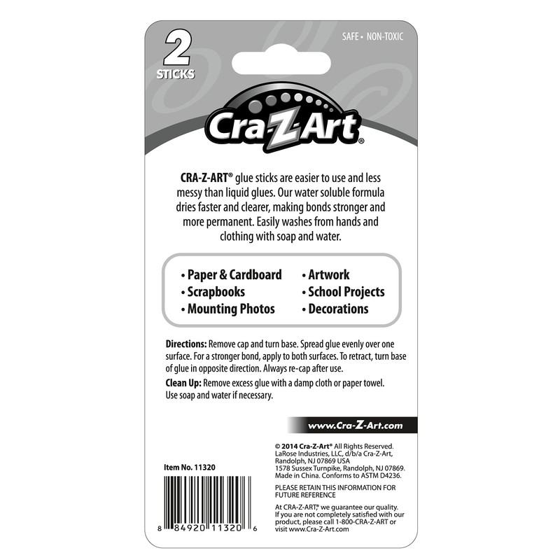 Larose Industries LLC 11320 CZ11320 Crazyart Glue Sticks Color Fade