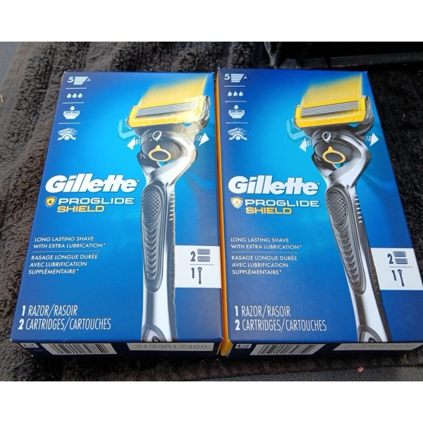 Gillette 2 Pks Gillette ProGlide Shield Men 5-Blade Razor 1