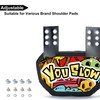 Fenduoer Football Back Plate,Rear Back Protector, Low Back Pad for