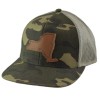 Local Crowns State Leather Patch New York Camo & Off