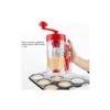 Hand-held Manual Pancake Cupcake Batter Mixer Dispenser Blender Machine Baking